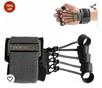 AMIFIT Finger Gripper Strength Trainer | Hand Exerciser Yoga Resistance Bands Finger Flexion And Extension