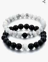 Okos Unisex Fashion Jewellery Adjustable Multi Style Bracelet Sets Made with Beads For Women; Girls ; Boys; Men BR1000050
