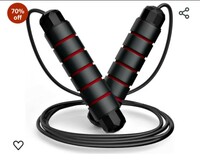 Redify Skipping Rope Men and women and Children Exercise Rope for Exercise Workout & Weight LossTangle Free Jumping Rope for Kids Polyvinyl Chloride rope 