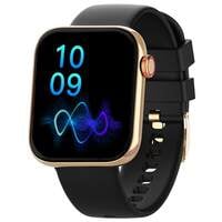 Maxima Typhoon Smart Watch 1.9" Ultra HD Display,600 Nits, Bluetooth Calling, AI Voice Assistant, Advanced Chipset,100+ Sports Mode, AI Health Monitoring, Metallic Design (Rose Gold Black)