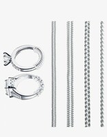 ANZAILALA Ring Size Adjuster for Loose Rings - 4 Sizes Clear Ring Sizer Resizer Fit Spiral Silicone Tightener Set(4 Pcs)

