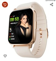 Fire-Boltt Ninja 3 Plus 1.83" Display Smartwatch Full Touch with 100+ Sports Modes with IP68, Sp02 Tracking, Over 100 Cloud Based Watch Faces (Beige) 