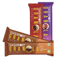 Gaia Chocolate & Muesli with Energy Granola Bar (pack of 4) @0 + Shipping Charges