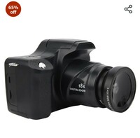 Ceavo Digital Camera, 18X Digital Zoom 24MP Photos HD Video 3In LCD HD Screen Video Camera 32GB Memory Card CMOS 5MP Built-in Flash USB Charging 