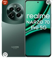 realme NARZO 70 Pro 5G (Glass Green, 8GB RAM,256GB Storage) Dimensity 7050 5G Chipset | Horizon Glass Design | Segment 1st Flagship Sony IMX890 OIS Camera
