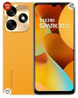 

TECNO Spark 10C (Magic Skin Orange, 8GB RAM,128GB Storage)|16GB Expandable RAM | 90Hz Refresh Rate 6.6" HD+Dot Display | 16MP AI Dual Rear Camera


