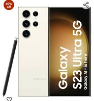 Samsung Galaxy S23 Ultra 5G AI Smartphone (Cream, 12GB, 256GB Storage

