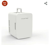 VANTRO 10L Portable Fridge Model :: R10 Cooler and Warmer For Car & Home, for Cosmetics, Beverage & Food, Thermoelectric Cooler & Warmer 220V AC/12V DC