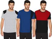 THE BLAZZE BT0017 T-Shirts for Men Combo (Pack of 3)