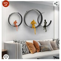 ZOVE Metal Wall Art Iron Wall Hanging Home Decoration Perfect for Living

