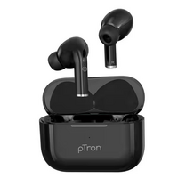Swiggy Instamart: pTron Bassbuds Neo Tws Earbuds With Trutalk 32Hrs Playtime & Movie/Music Model (Black)