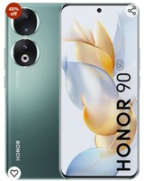 HONOR 90 (Emerald Green, 8GB + 256GB) | India's First Eye Risk-free Display | 200MP Main & 50MP Selfie Camera | Segment FIRST Quad-Curved AMOLED Screen | without Charger