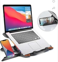 nextwave LAPTOP STAND WITH ADJUSTMENT LEVELS FOR LAPTOPS 4 IN 1 LAPTOP STAND + BOOK Stand + TAB STAND + MOBILE STAND Laptop Stand on Flipkart 