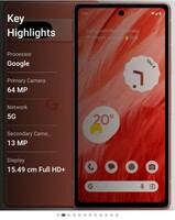 Take a look at this Google Pixel 7a (Coral, 128 GB) on Flipkart
