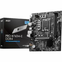 MSI PRO B760M-E DDR4 I m-ATX I Socket LGA 1700 I DDR4 Gaming Motherboard  (Black)