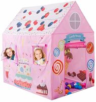 SANGANI Colorful Kids Play Tent House for 3-13 Year Girls&Boys Multi Color. (So Cute), Tent House Theme