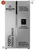 Haier 596 L, Frost Free, Double Door, 100% Convertible Fridge Space Expert Inverter, 2-Door Side by Side