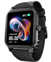 Fastrack Revoltt FS1|1.83 Display|BT Calling|Fastcharge|110+ Sports Mode|200+ WatchFaces Smartwatch  (Black Strap, Free Size)