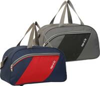 40 L Hand Duffel Bag - DB-1150 Light Weight Small Travel Duffel Bag High-Quality Luggage Bag Combo Of 2 - Grey, Blue, Multicolor - Regular Capacity