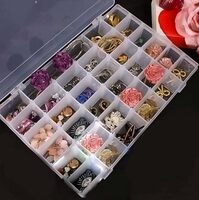 E-COSMOS Plastic 36 Grid Cells Multicolorpurpose Jewelry Organizer [Rs 30 coupon]