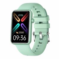 GIZMORE Slate 1.57 inch AOD Display | AI | Sports Modes | SpO2, BT Calling Smartwatch (Green)