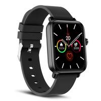 SYSKA Pluto SW250 Smart Watch Premium Metal Body, 1.69" Display, 200+ Cloud & Customizable Watch Faces, Smart Notifications for Calls, SMS, Whatsapp with Battery Runtime-Upto 10 Days (Space Black)