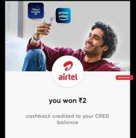 Cred play any Jackpot and win Rs. 2 cashback (August Month)