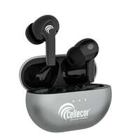 CELLECOR Bro Pods CB01 Waterproof Earbuds with 25 Hours Playtime, Automatic Pairing, HD Sound and 5V Bluetooth (Grey)