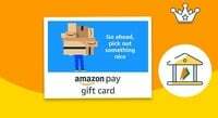Amazon Pay Gift Card: GET FLAT ₹75 BACK
Min order: ₹5000