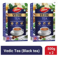 Dabur Vedic Premium Ayurvedic Herbs Black Tea Box  (2 x 500 g)