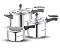 BAJAJ 2 L, 3 L, 5 L Inner Lid Pressure Cooker (Aluminium)