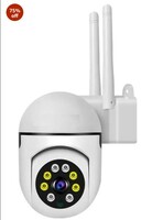 Rock Music Full HD Wi-fi Wireless IP CCTV Security Light Vision, Night Vision Remote Indoor Bulb Shape PTZ Camera 1080p V380 APP 360 Degree Watch Live Streaming

