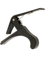 Juârez JRZ250 One Handed Trigger Guitar Metal Capo Quick Change for Ukulele, Electric and Acoustic Guitars, Black