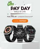 Pay Day Sale Upto 80% Off + Flat 7% Off + Prepaid discount 