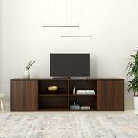 Amazon Brand - Solimo Rendes Engineered Wood TV Entertainment Unit, Walnut, 2 Door