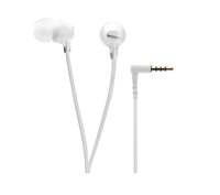 Sony MDR-EX15AP Wired Earphone with Secure-fitting Silicone Earbuds, White