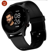 Noise Twist Round dial Smart Watch with Bluetooth Calling, 1.38" TFT Display, up-to 7 Days Battery, 100+ Watch Faces, IP68, Heart Rate Monitor, Sleep Tracking (Jet Black)