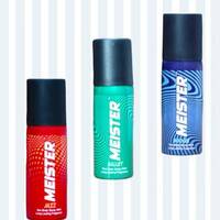 Meister BOOGIE BALLET JAZZ SPRAY Deodorant Spray - For Men & Women  (120 ml, Pack of 3)