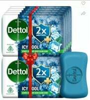 Dettol Icy Cool Bathing Soap Pack 125gm x 8
