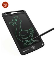 Portronics Ruffpad 8.5E Re-Writable LCD Writing Pad with Screen 21.5cm (8.5-inch) for Drawing, Playing, Handwriting Gifts for Kids & Adults, India's first notepad to save 