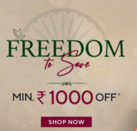 W for Woman - Freedom to Save Independence Sale - Upto 65% off - Min Rs. 1000 off