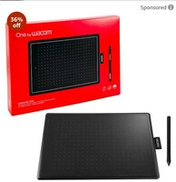 Wacom CTL-472/K0-CX Digital Drawing Graphics Pen Tablet (Red & Black) Small (6-inch x 3.5-inch)(15x8cm) | Battery Free Cordless Pen with 2048 Pressure Level

