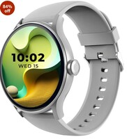 beatXP Flare Pro 1.39” HD Display Bluetooth Calling Smart Watch, 100+ Sports Modes, Heart Rate Monitoring, SpO2, AI Voice Assistant, IP68 - Silver

