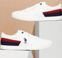U.S. POLO ASSN.  Sneakers For Men  (White , 7)