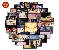 Titu Ki Baatein Japan Anime Eyes Stickers 40PCS Larger Anime Character Eye Stickers Cute Cool Aesthetic Cartoon Characters Vinyl Waterproof Stickers for Laptop,Water Bottle, Bumper Car Kids, Teens

