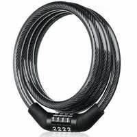 Kandid Advance Heavy Duty Digital Number Lock - Universal Combination Cable Lock for Bike, Helmet, Luggage 