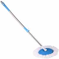 Milton 360 Degree Spin Mop Stick Rod with 1 Microfiber Refill 