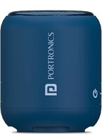 Portronics SoundDrum 1 10W TWS Portable Bluetooth 5.3 Speaker with Powerful Bass, Inbuilt-FM & Type C Charging cable included(Blue)