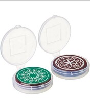 Trend Products Carrom Tournament Striker- Man Made Ivory- Pack of 2Pc (Ass. Colours) 50% Off