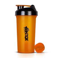 FitBox Sports Supplements Shaker Bottle for Protein, Pre - Post Workout 700ml (White)